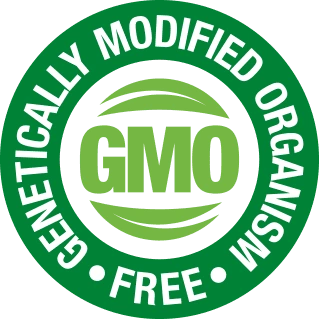 Non-GMO free badge for Giant Max natural male performance supplement